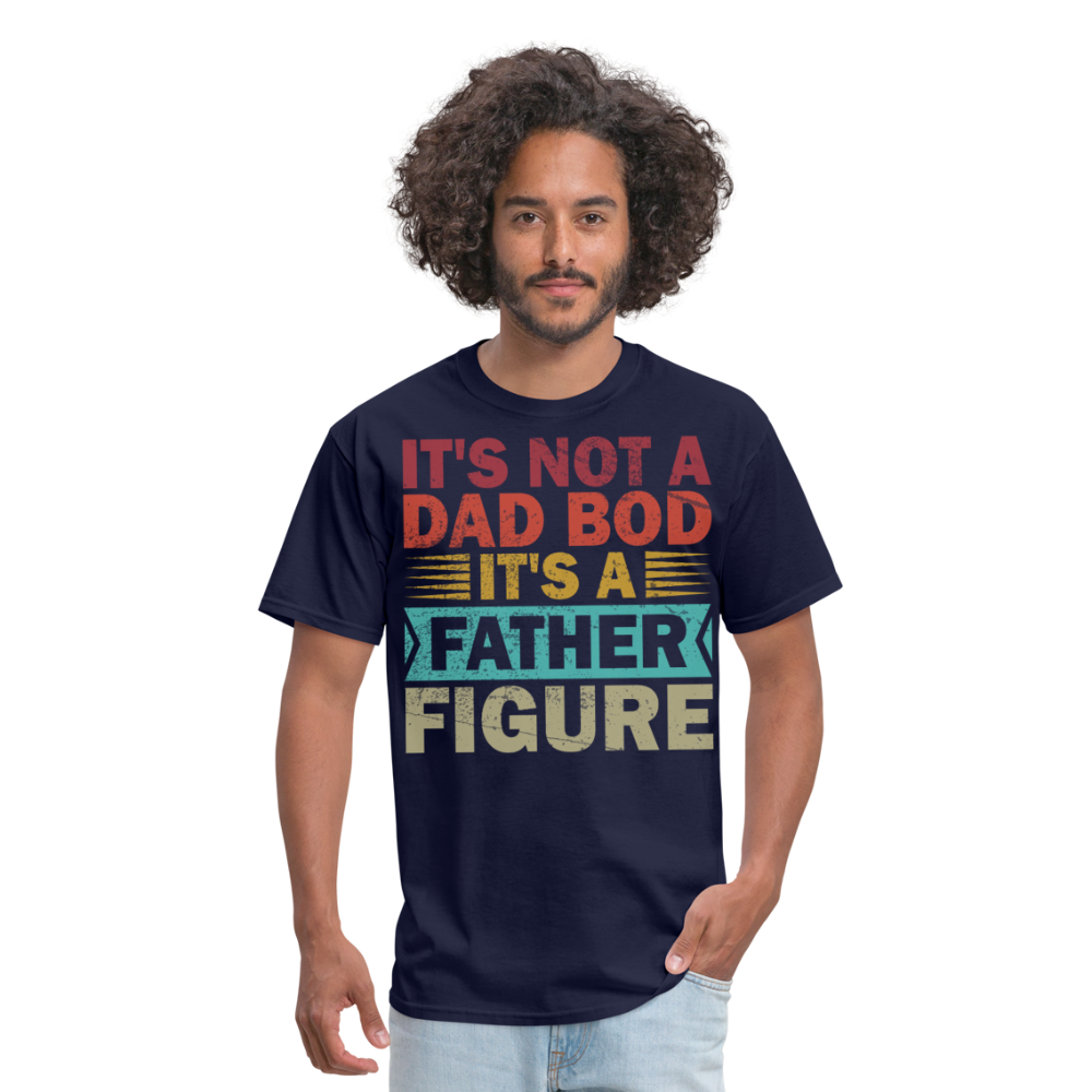 Funny Dad Bod Shirt for Father's Day Clasic T-shirt - navy