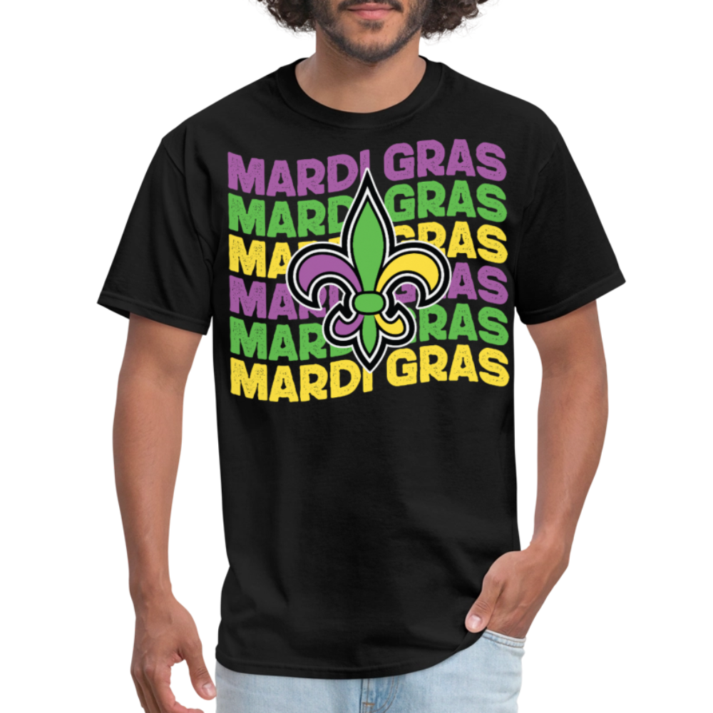 Mardi Gras Party For Men and Women T-shirt - black