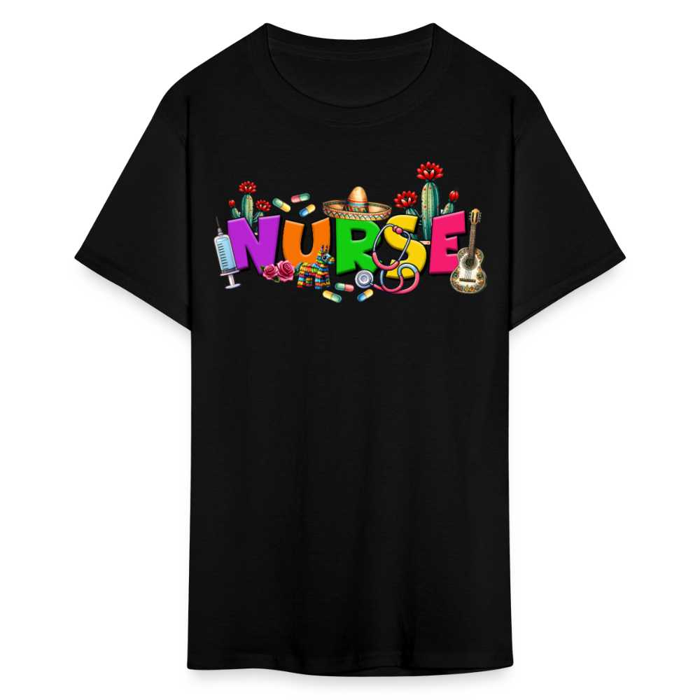 Cute Nurse Gift For Mexican Nurses T-shirt - black