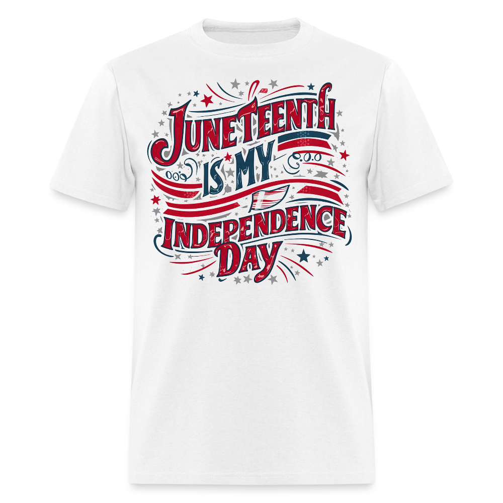 Juneteenth Independence Day Black Heritage T-shirt - white