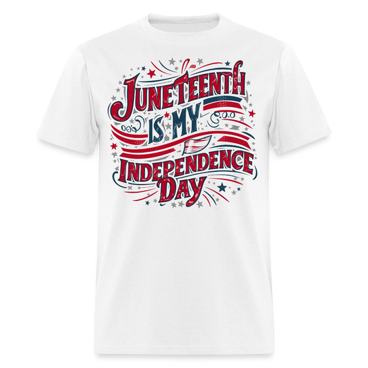Juneteenth Independence Day Black Heritage T-shirt - white
