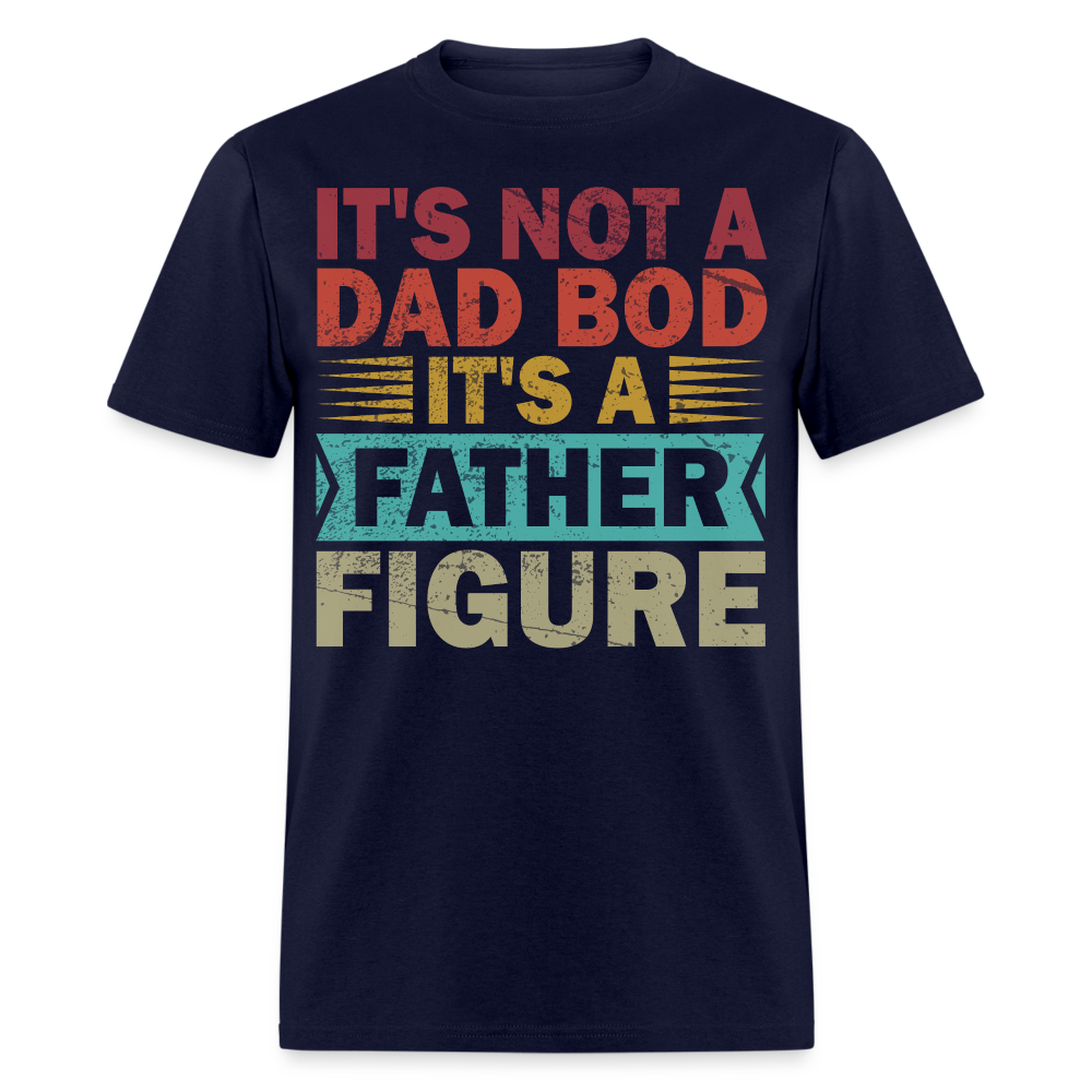 Funny Dad Bod Shirt for Father's Day Clasic T-shirt - navy