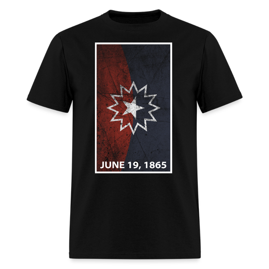 Juneteenth Flag June 19 1865 Freedom Day T-Shirt - black
