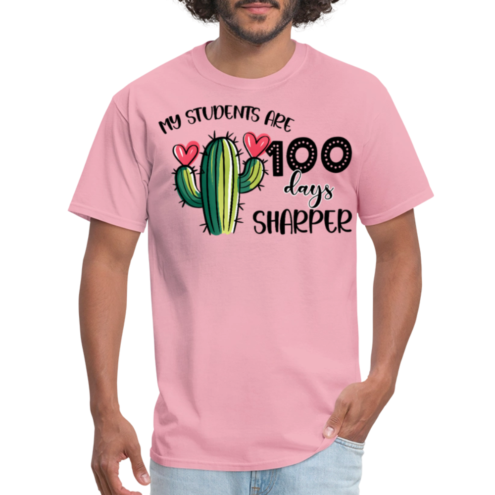 100th Day Of School Outfit For Teachers Cactus Theme 100 Days T-shirt - pink