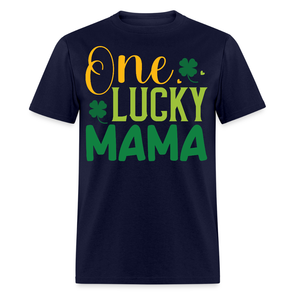 One Lucky Mama St Patrick’s Day T-shirt - navy