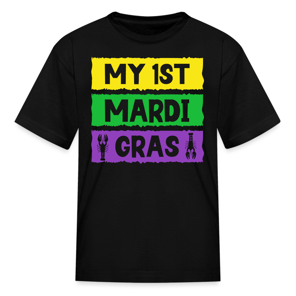 Carnival Kids My First Mardi Gras Baby T-shirt - black