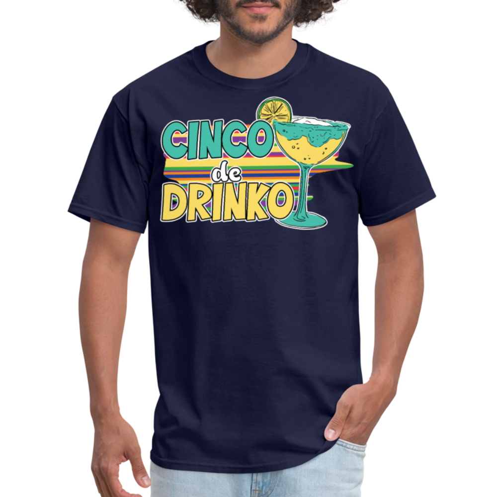 Margarita Party Funny Cinco De Mayo Drinking T-shirt - navy