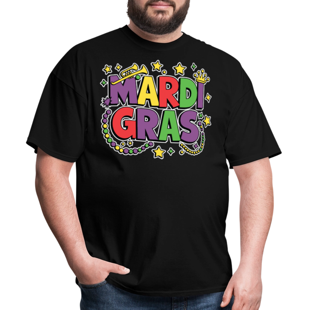 Funny Mardi Gras Shirt For Parade Lovers New Orleans Festival T-shirt - black