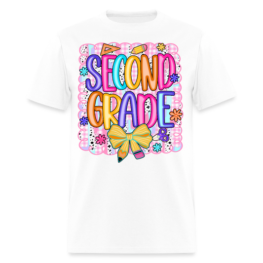 Second Grade Back To School Teacher Gift T-Shirt - white