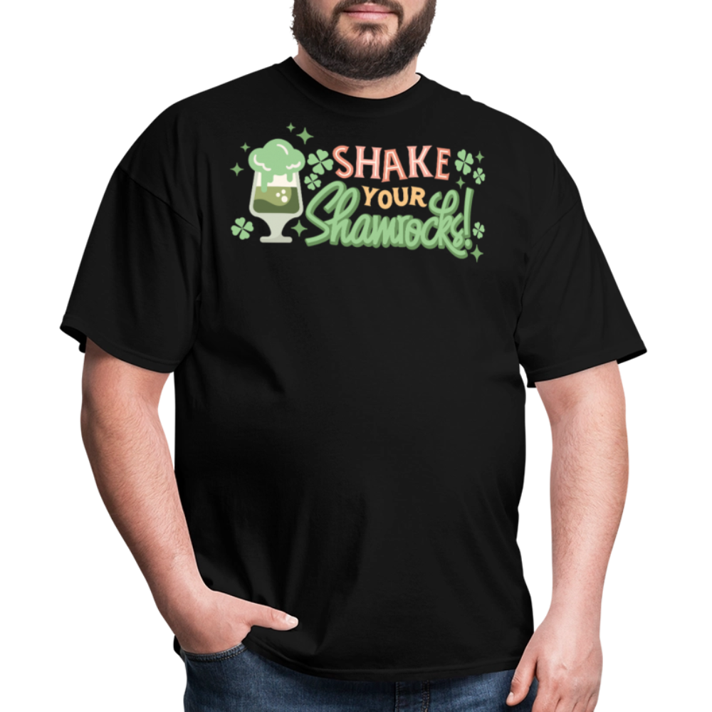 Shake Your Shamrocks Irish Party T-Shirt - black