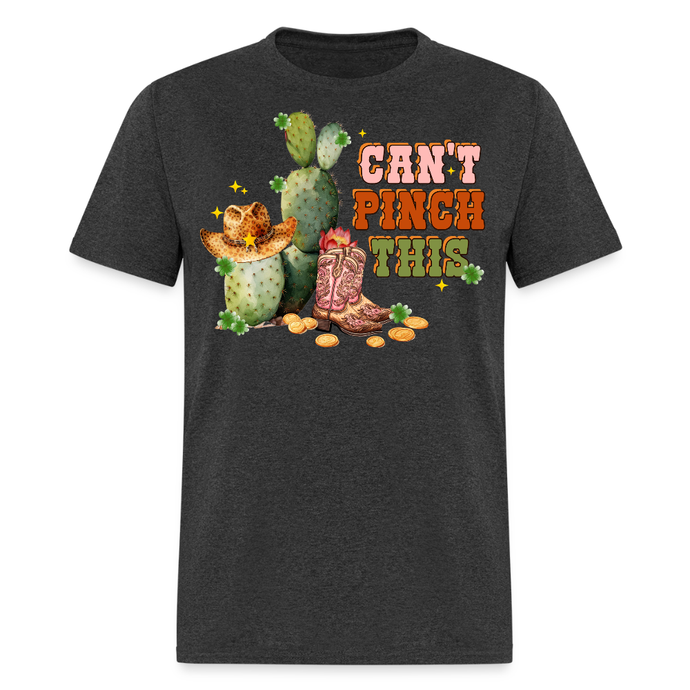 Can’t Pinch This Western St Patrick’s Day T-shirt - heather black