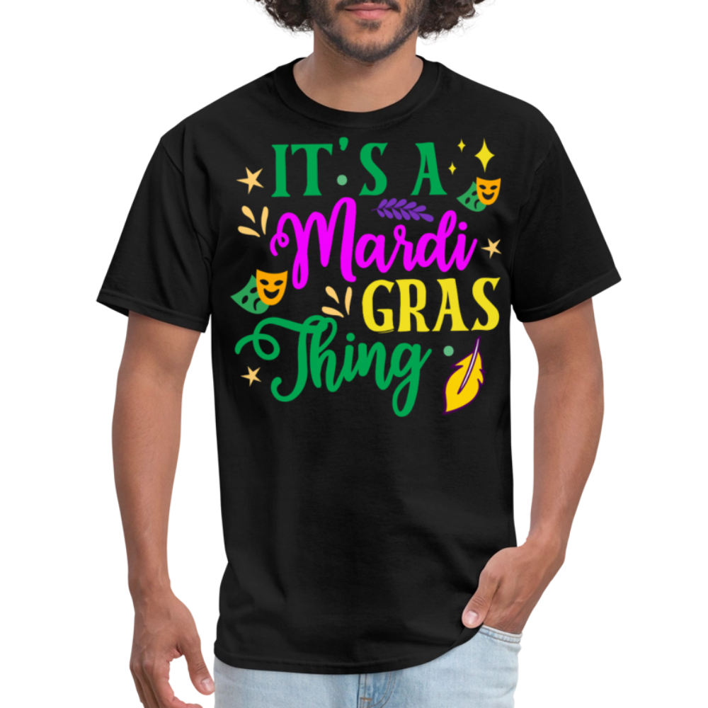 Louisiana Festival Shirt It's A Mardi Gras Thing T-shirt - black