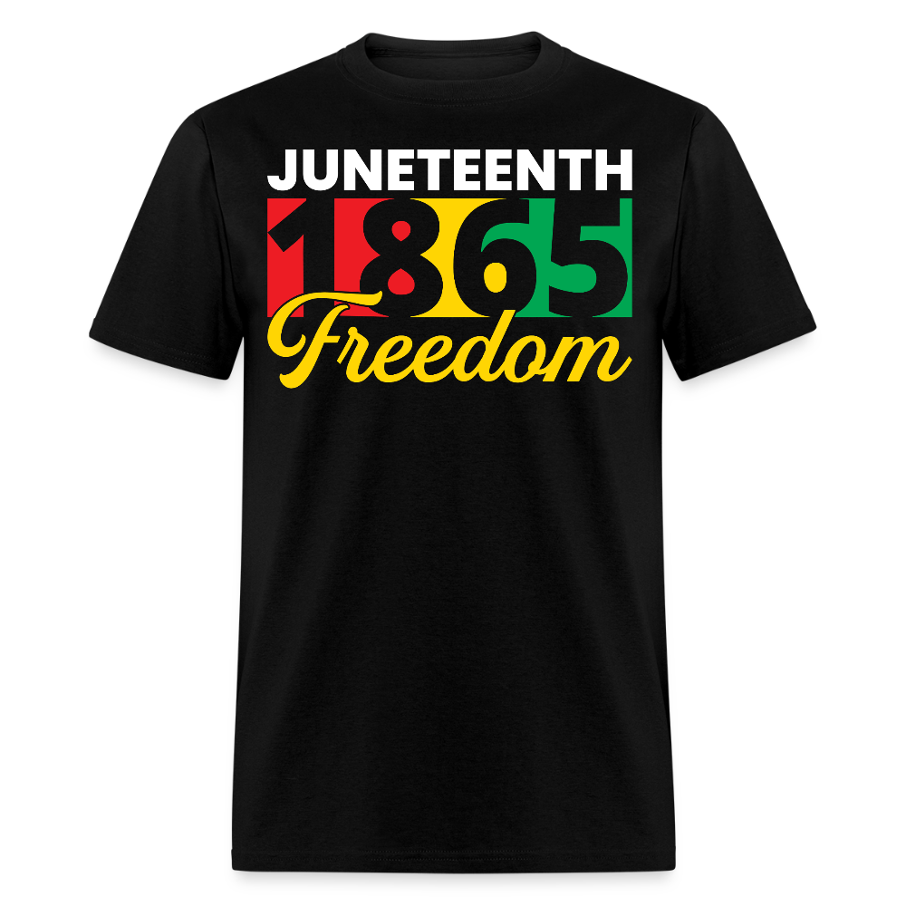 Juneteenth 1865 Freedom Emancipation Day T-shirt - black