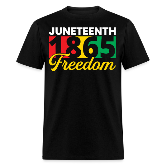 Juneteenth 1865 Freedom Emancipation Day T-shirt - black