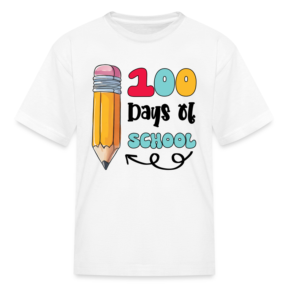 Funny 100th Day of School Shirts for Kids T-Shirt - white