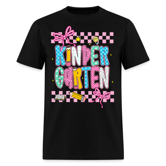 Back To School Kindergarten Teacher T-Shirt - black