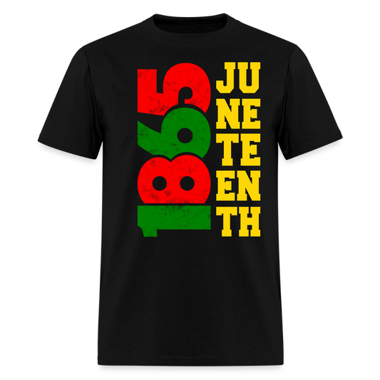 Juneteenth 1865 African American Freedom T-Shirt - black