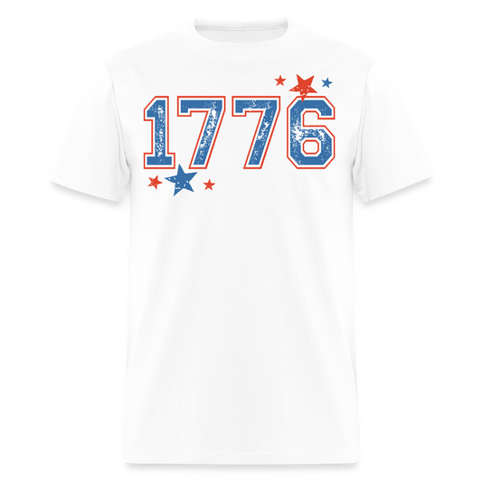 Vintage 4th Of July 1776 Patriotic T-Shirt - white