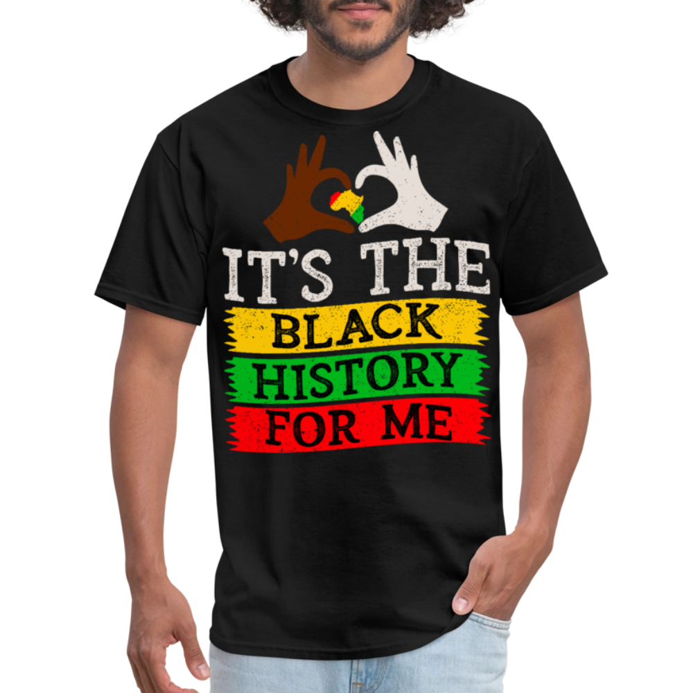 African Heritage Tee Black History Month Unisex T-shirt - black