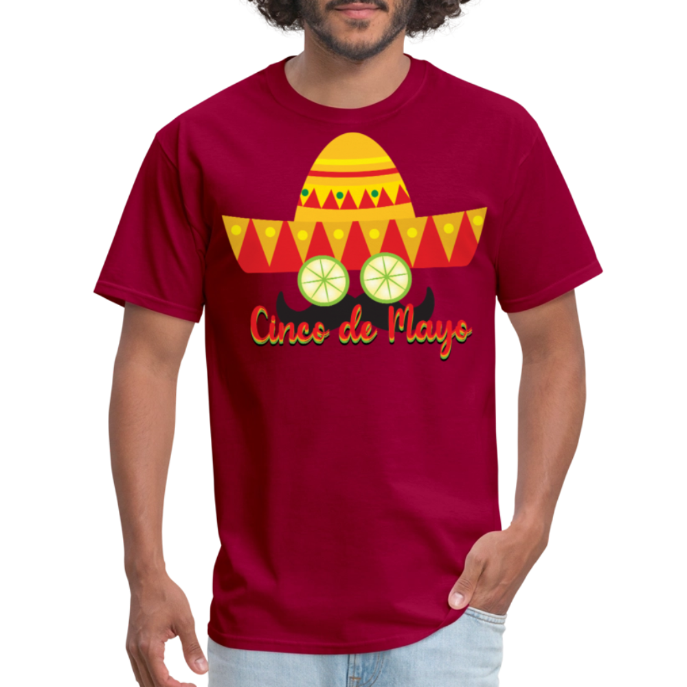 Mexican Fiesta themed Apparel For Cinco de Mayo T-shirt - dark red