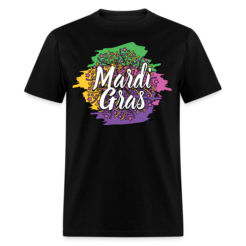 Mardi Gras Graphic Shirt For Men and Women Funny and Trendy Mardi Gras T-Shirt - black