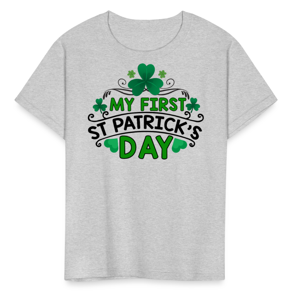 My First St Patrick’s Day Baby Outfit T-shirt - heather gray