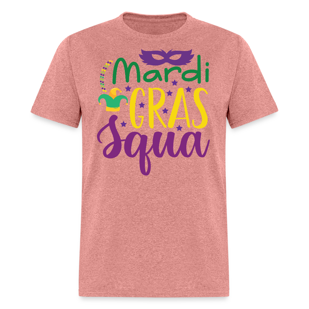 Mardi Gras Squad shirts For Groups New Orleans Party T-Shirt - heather mauve