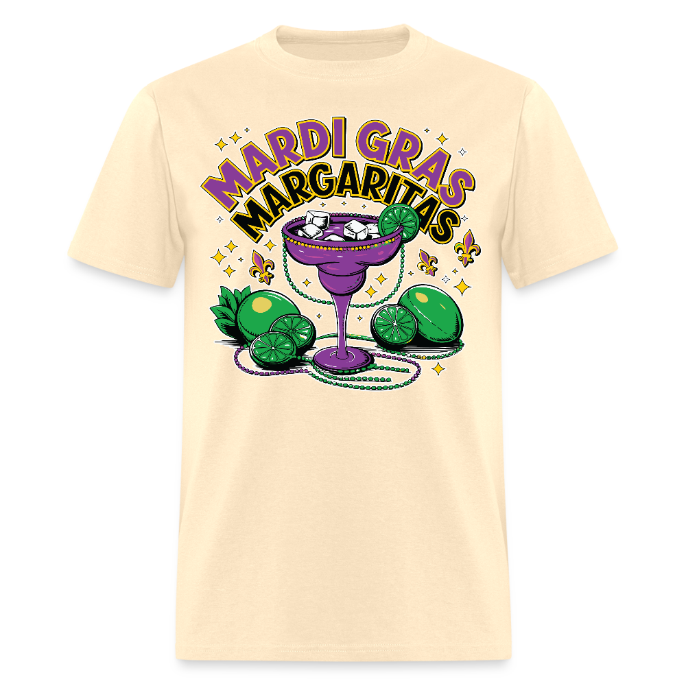 Mardi Gras Margarita Party Tee Funny Mardi Gras Drinking T-shirt - natural