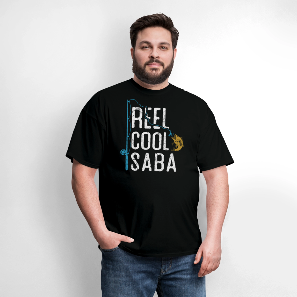 Reel Cool Saba Father’s Day Fishing T-shirt - black