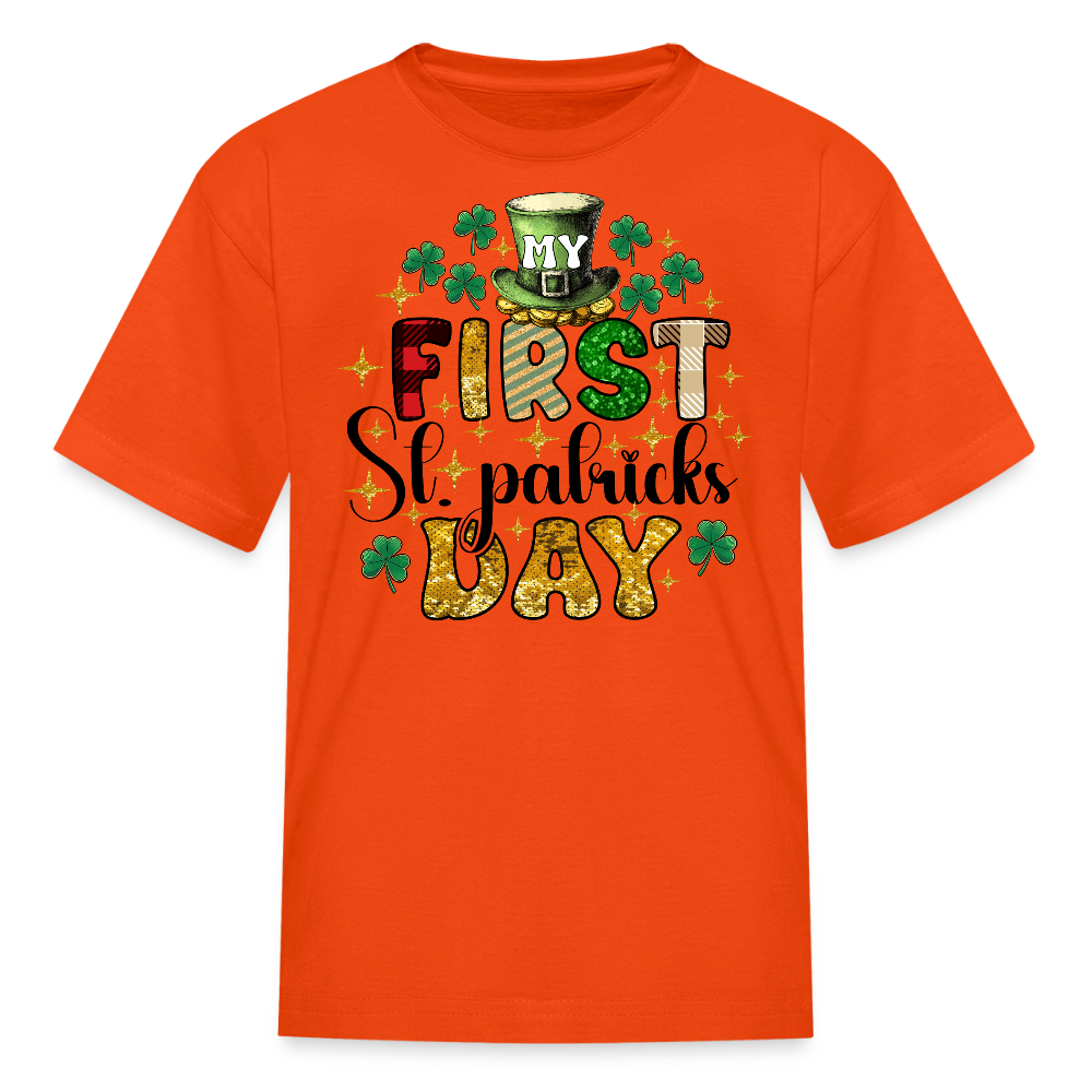 My First St Patrick's Day Baby T-shirt - orange