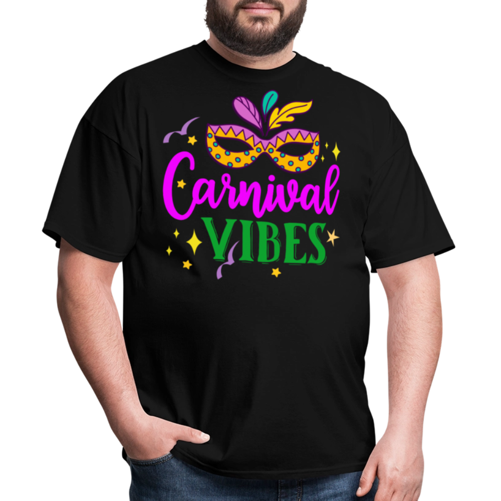 Masquerade Mask Festival Tee Mardi Gras Carnival T-shirt - black