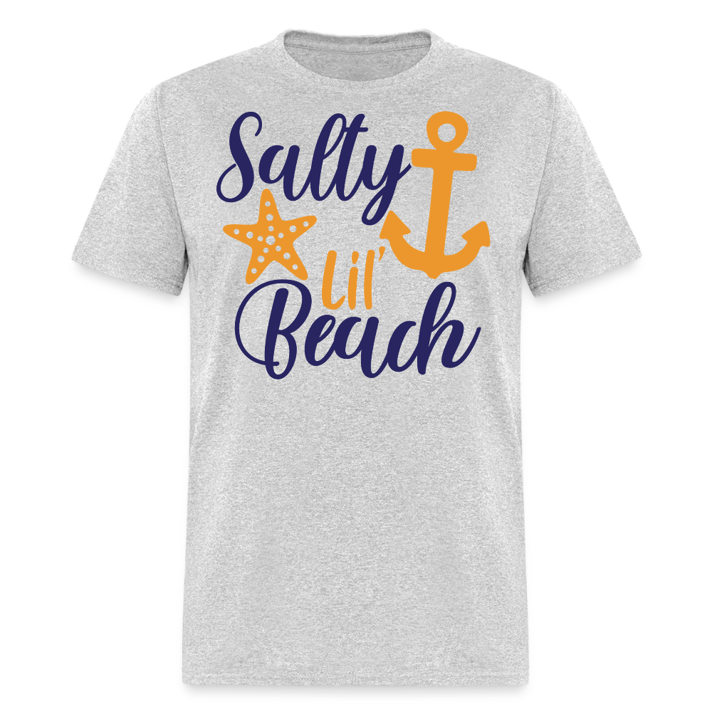 Summer Vacation Anchor Starfish T-shirt - heather gray
