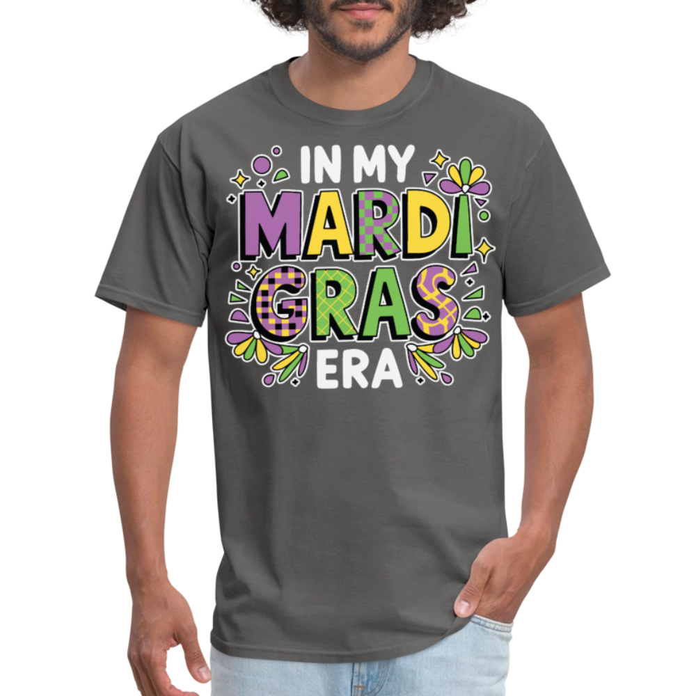 Mardi Gras Party Outfit For Women And Men Funny Mardi Gras T-shirt - charcoal