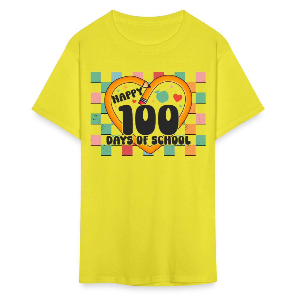 100 Days of school Shirt For Teachers Unisex Tee - yellow