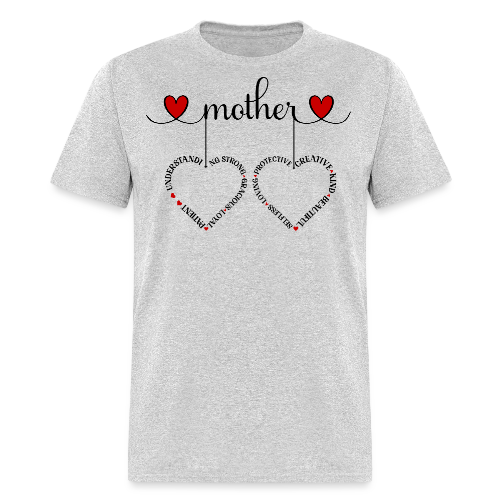 Mother's Love Graphic Tee Meaningful Mother’s Day Gift T-shirt - heather gray