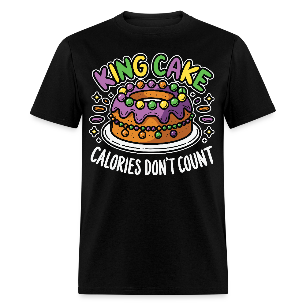 Carnival Season Tee Mardi Gras King Cake T-shirt - black