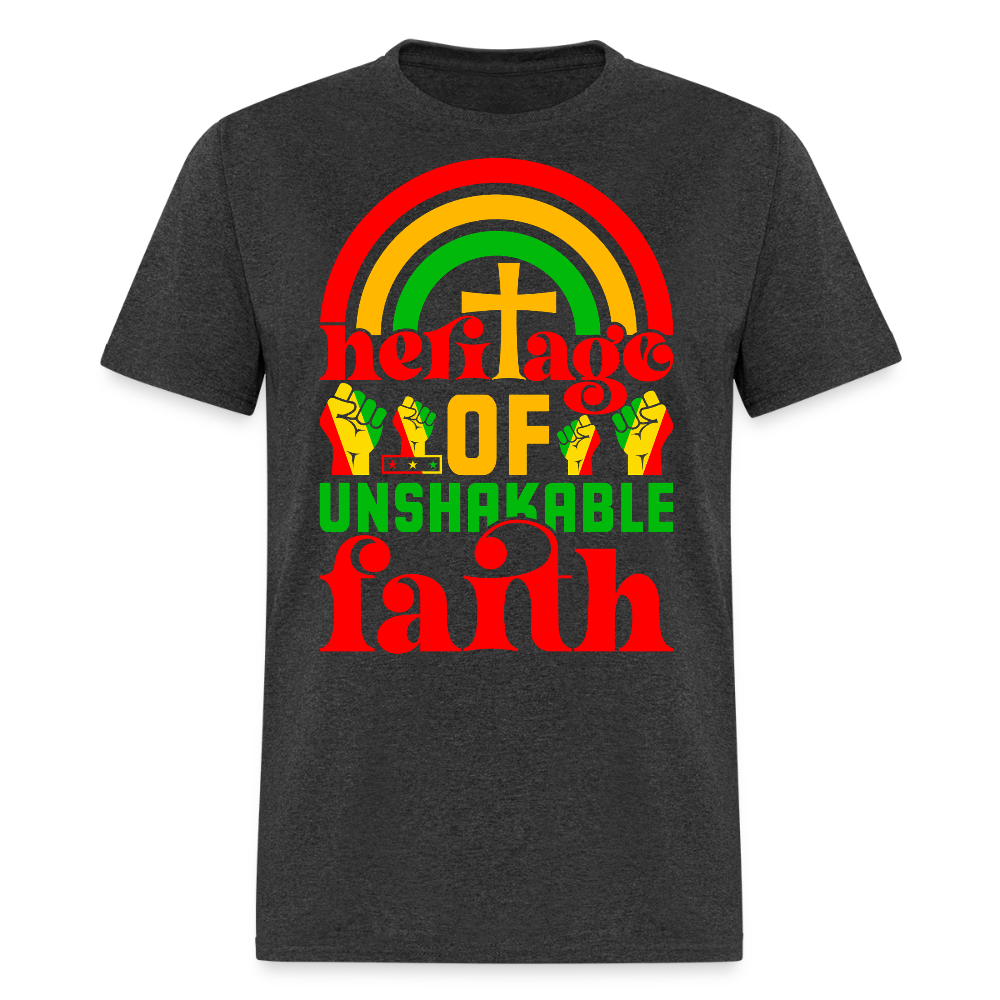 Heritage Of Faith Black Empowerment T-shirt - heather black