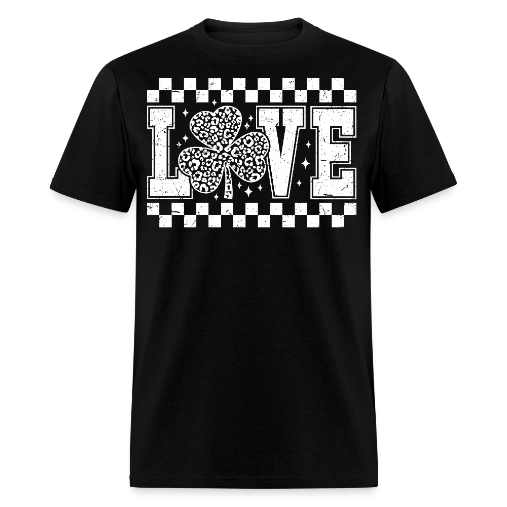 Vintage Shamrock St Patrick’s Day Love T-shirt - black