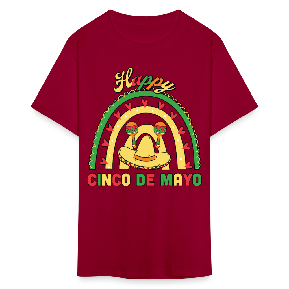 Funny Mexican Party Shirt For Cinco De Mayo Mexican Fiesta T-shirt - dark red