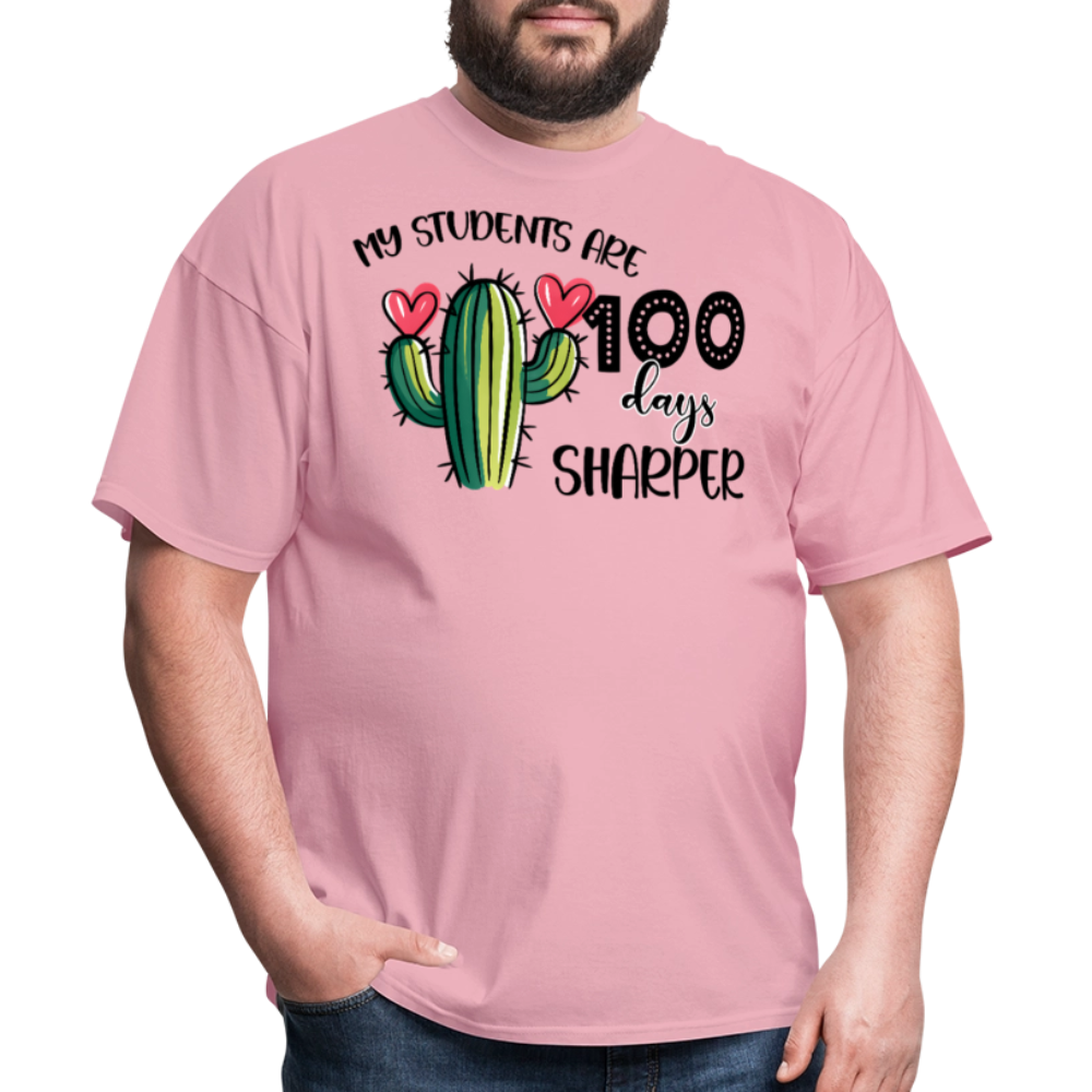 100th Day Of School Outfit For Teachers Cactus Theme 100 Days T-shirt - pink