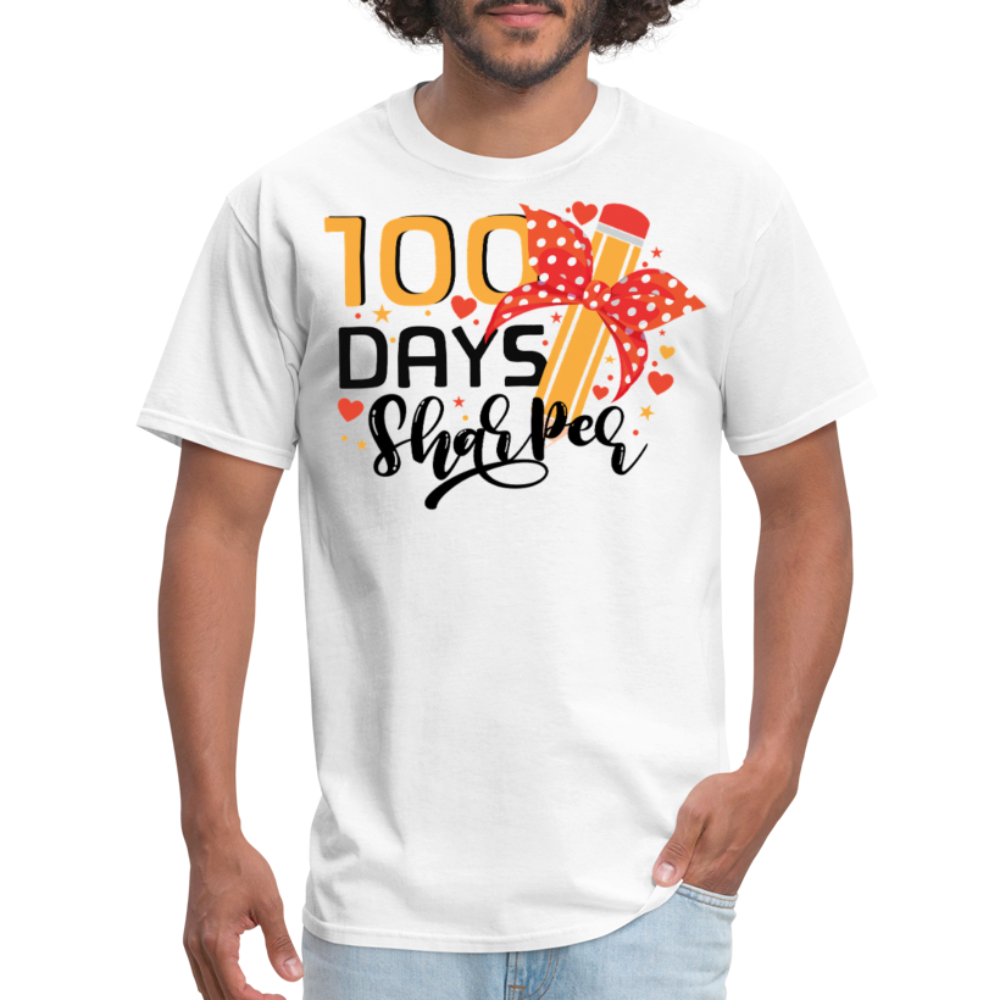 100 Days Of School Shirt For Teachers Unisex T-shirt - white