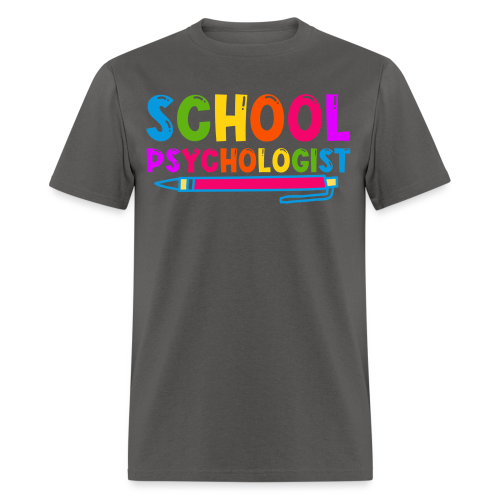 Best Gifts For School Psychologists Mental Health Unisex T-Shirt - charcoal