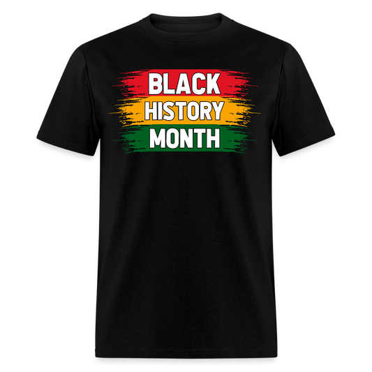 Celebrate Black culture Tee Black History Month Unisex T-shirt - black