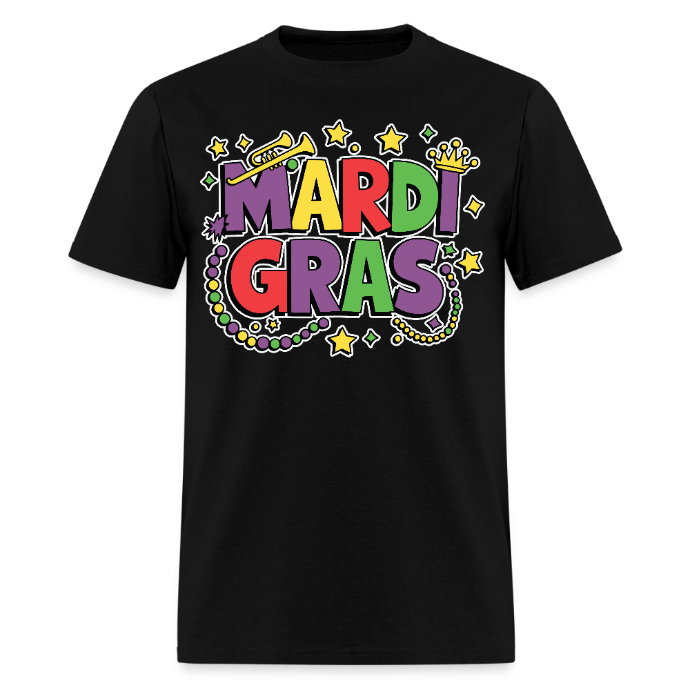 Funny Mardi Gras Shirt For Parade Lovers New Orleans Festival T-shirt - black