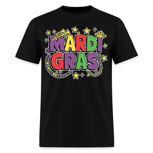 Funny Mardi Gras Shirt For Parade Lovers New Orleans Festival T-shirt - black