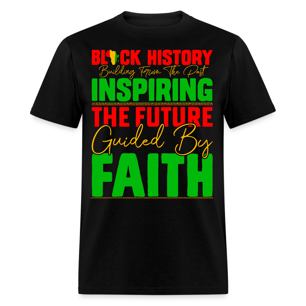 Black History Inspirational Tee Black Pride Empowering T-shirt - black