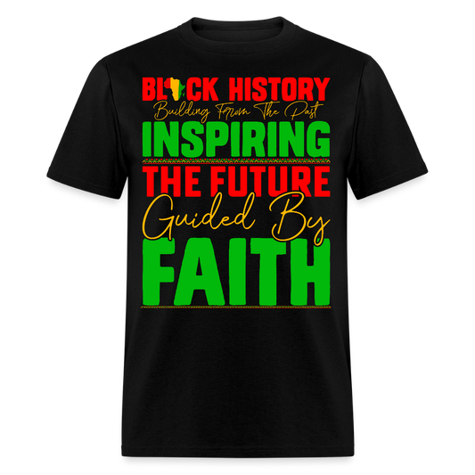 Black History Inspirational Tee Black Pride Empowering T-shirt - black