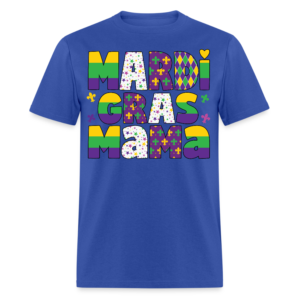 Mardi Gras Festival Shirt For Women New Orleans Carnival T-shirt - royal blue