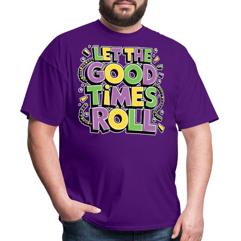 Funny Let the Good Times Roll Festival Unisex T-shirt - purple