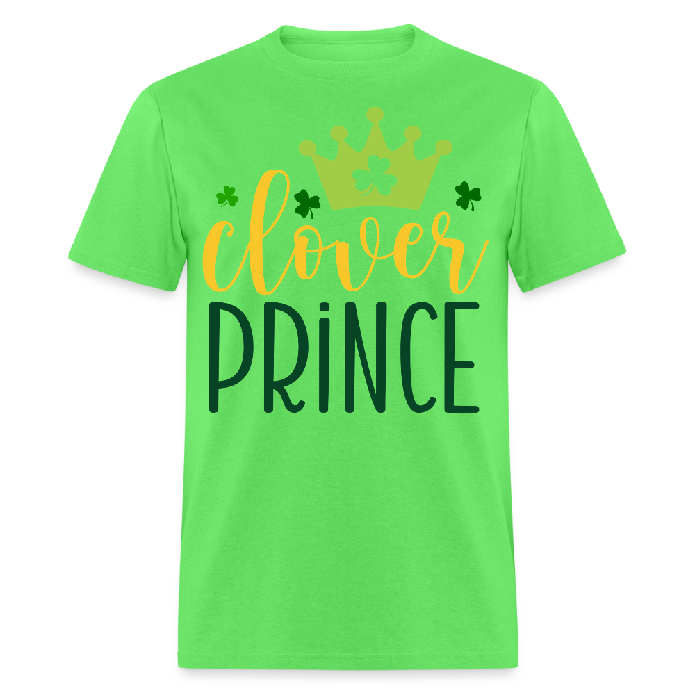 Clover Prince St Patrick’s Day T-shirt - kiwi